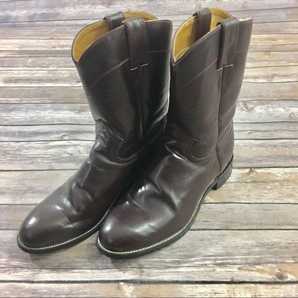 Justin Boots Other - (SOLD) Justin Juniors Burgundy Chestnut Boots